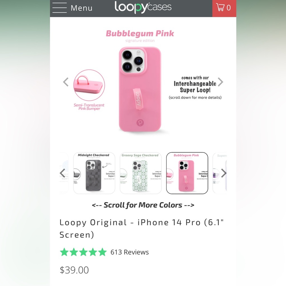 Loopy 6.1 13/14 case